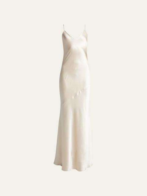 L'AGENCE Serita Silk Maxi Dress