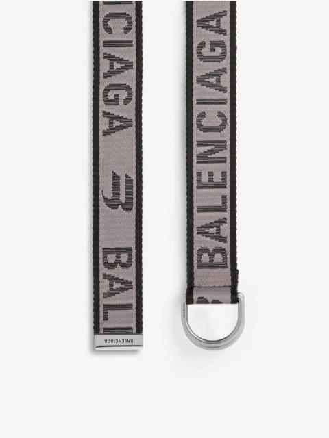 BALENCIAGA Men's D Ring Belt in Black