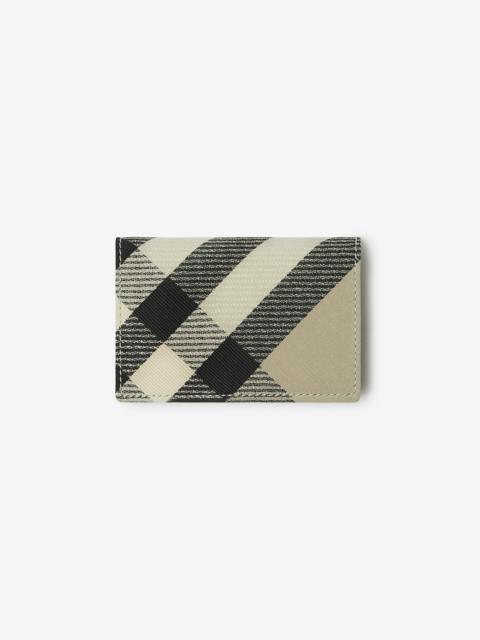 Burberry Check Business Card Case
