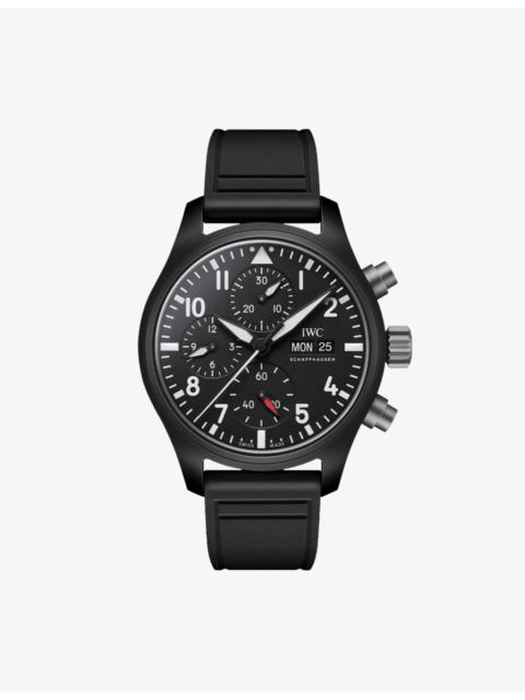 IWC Schaffhausen Pilot's Chronograph 41 Top-Gun Edition Ceramic Automatic Watch 41.9mm