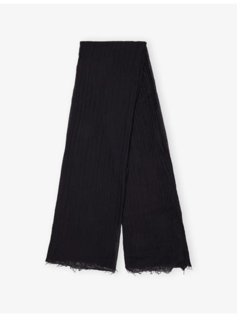 Rick Owens Giglio Wool And Cashmere Scarf