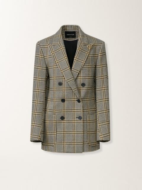FABIANA FILIPPI Double-breasted check jersey jacket