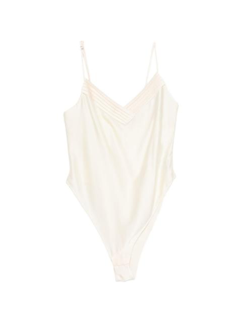 forte_forte V-neck bodysuit