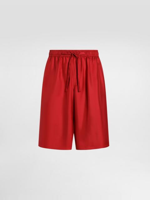 Dolce & Gabbana Vanity silk twill bermuda