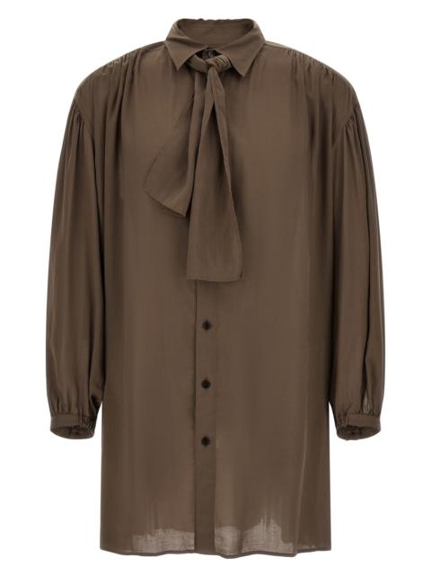 Yohji Yamamoto Shirt With Scarf