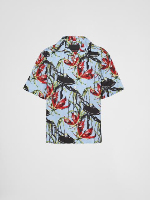 Prada Short-sleeved cotton shirt