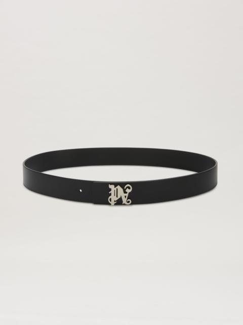 Palm Angels Leather Monogram Belt