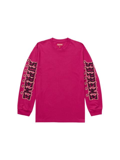Supreme Supreme Old English L/S Top White | REVERSIBLE