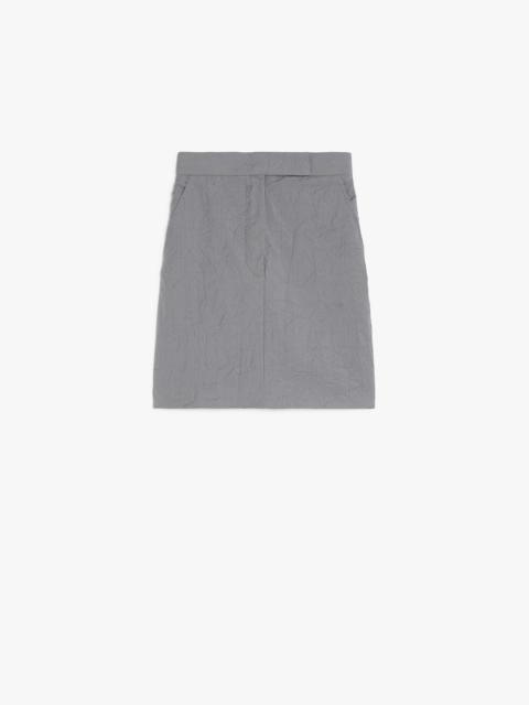 ABATE1234 Short wool cloth skirt