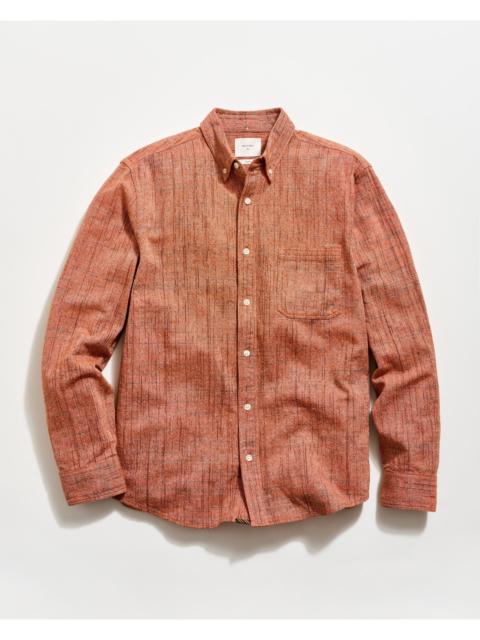 Billy Reid Slub Weave Tuscumbia Shirt Button Down