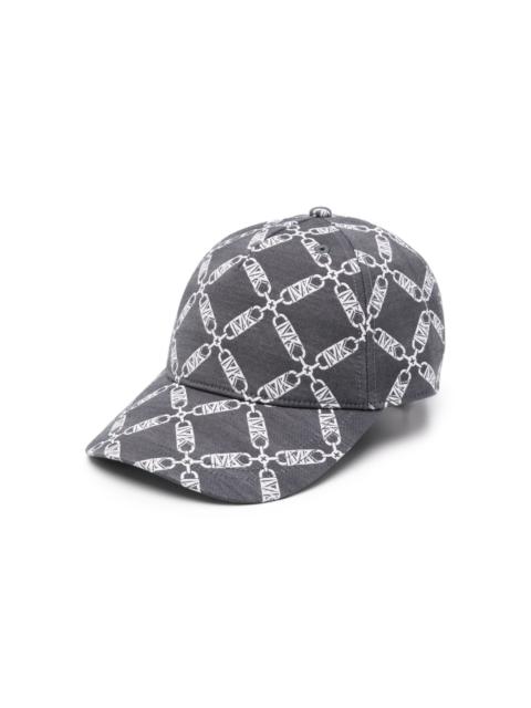 MICHAEL KORS logo-jacquard twill cap