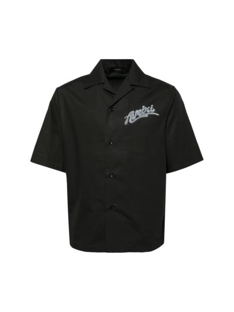 AMIRI logo print cotton short sleeves shirt