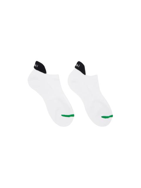 White Footies Socks
