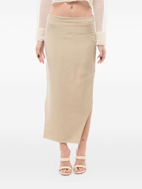 Givenchy asymmetric silk skirt