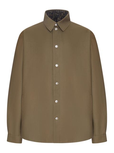 FENDI OVERSHIRT WITH FF MOTIF LINING