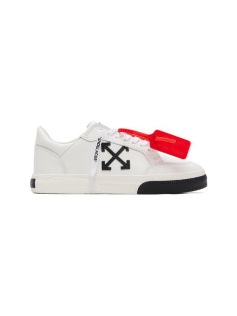 Off-White White Vulcanized Low Leather Sneakers
