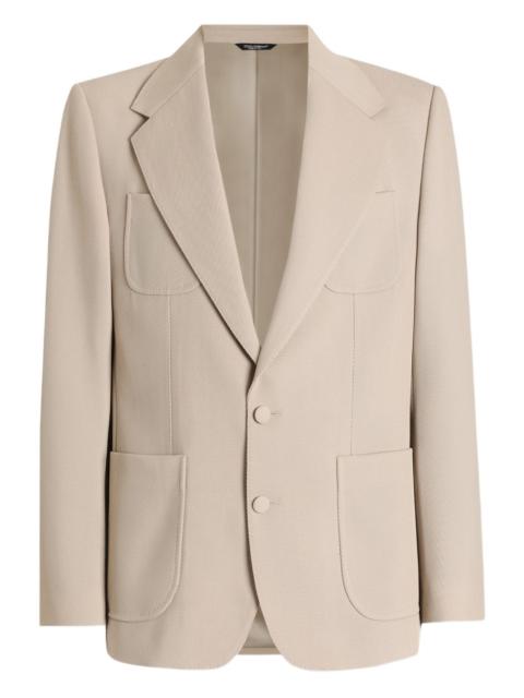 Dolce & Gabbana pocket single-breasted blazer