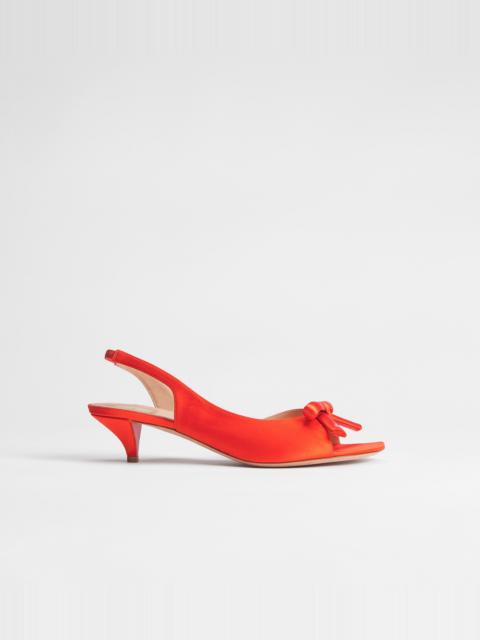 Dior Dior Bow Heeled Slingback Sandal