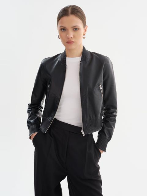 LAMARQUE KORDELLA | Reversible Leather Bomber Jacket