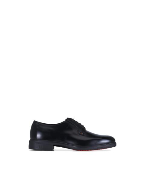 Santoni leather Derby shoes