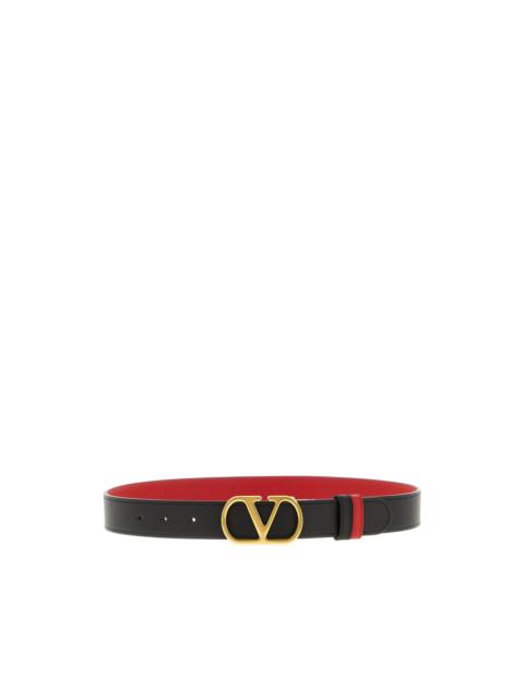 Valentino Vlogo signature reversible leather belt