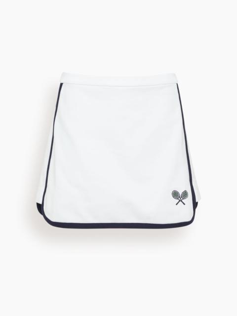 TANYA TAYLOR Aryna Skirt in Optic White
