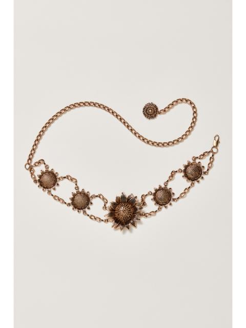 FREE PEOPLE Sunflower Fields Chain Belt