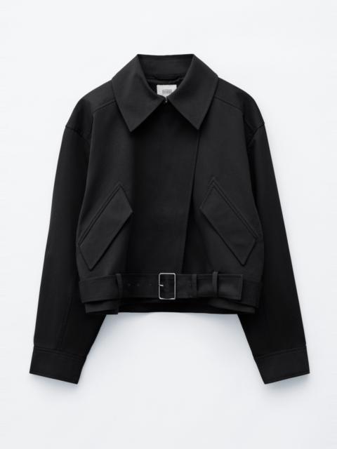 & Other Stories Belted Cotton Twill Jacket