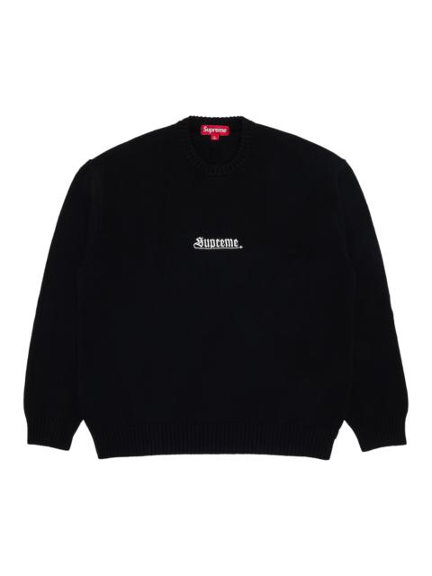 Supreme Old English Sweater 'Black'