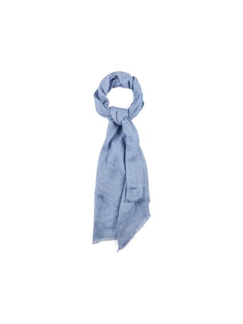 Tod's logo-detail scarf