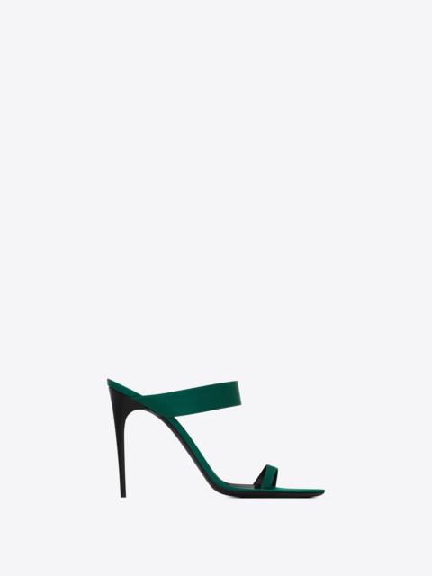 SAINT LAURENT martha mules in crepe satin