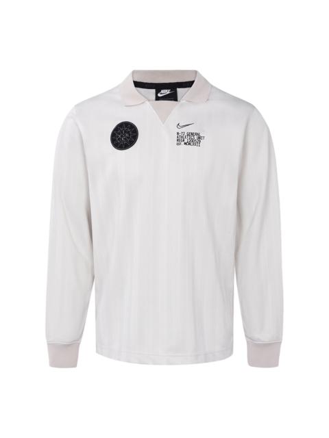 Nike Long Sleeves Collar Tee 'Cream Beige Oregon' CK1929-072