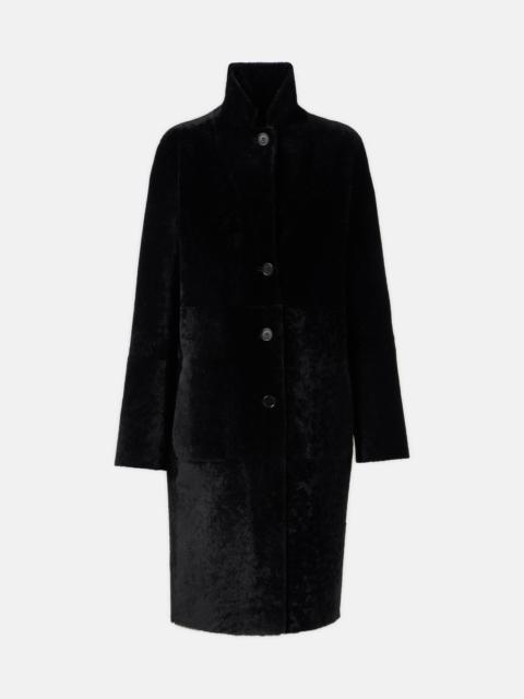 JOSEPH Reversible shearling and leather coat