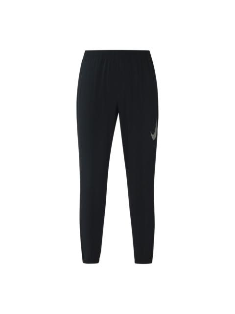 Nike Dri-FIT Running Training Quick-dry Zipper Sports Pant Male Black DJ9306-010