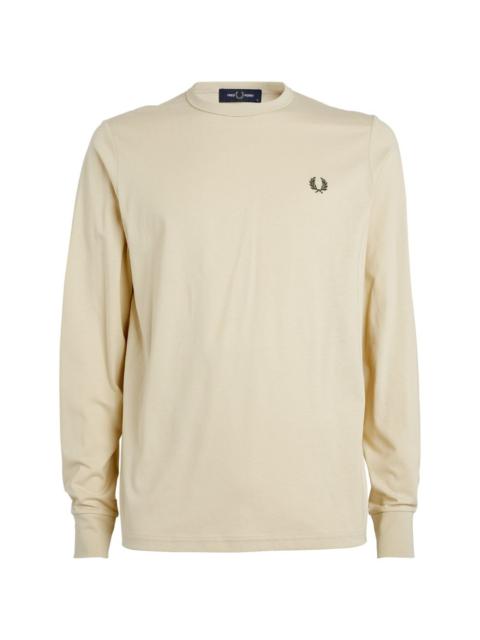 Fred Perry 3D Graphic Long-Sleeve T-Shirt | REVERSIBLE