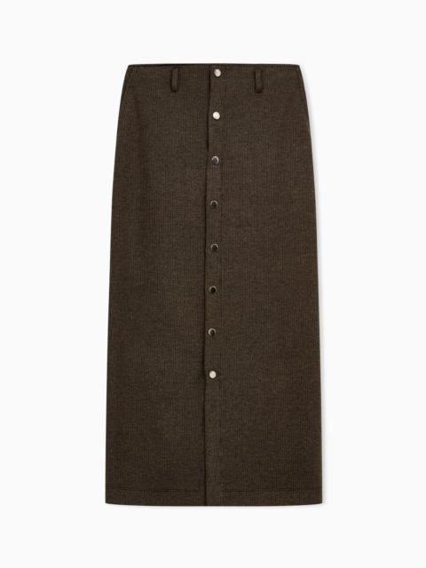 EMPORIO ARMANI LONG KNIT SKIRT BOTEH CAPSULE