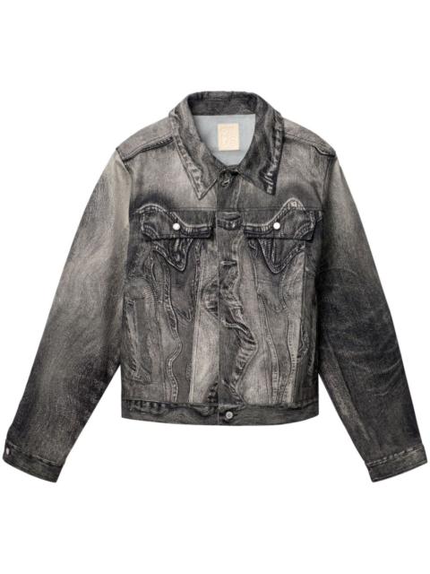 CAMPERLAB swirl-print denim jacket