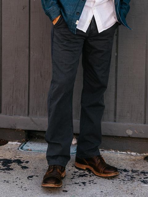 HIROSHI KATO The Pipe Straight Oxford Chino - Ash Black