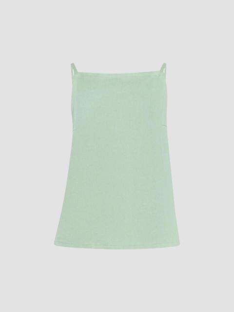 Theory Women's Linen-Blend Apron Top - Delicate Green