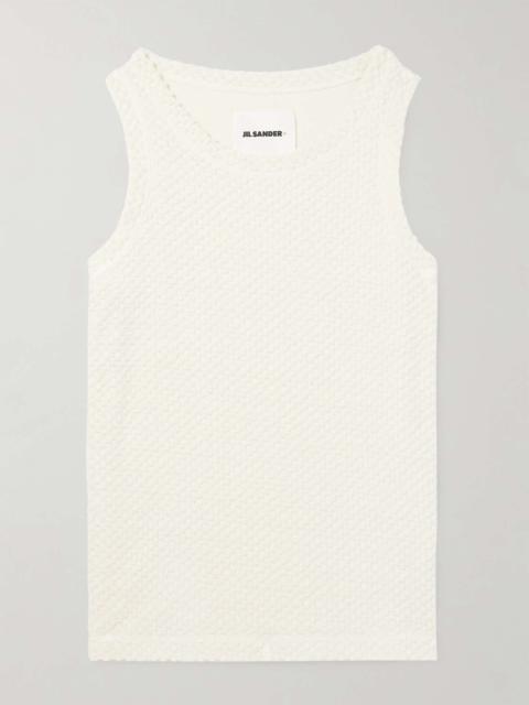 Jil Sander Cotton-Blend Terry Tank Top