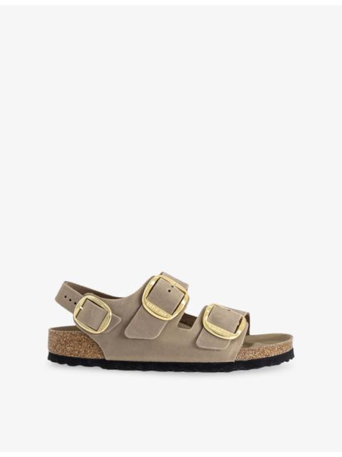 BIRKENSTOCK Milano Big Buckle Leather Sandals