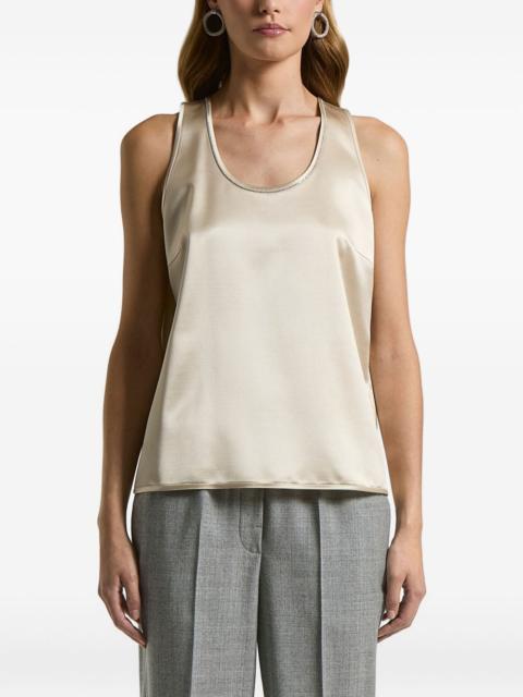 PESERICO U-neck trim top