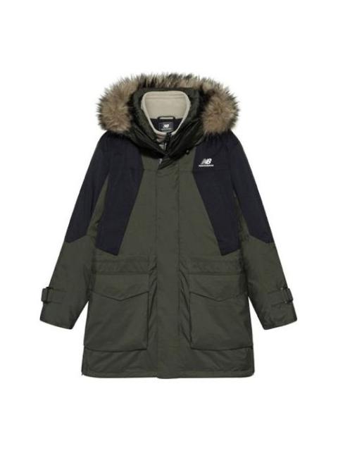 New Balance Winter Snowsuit Warm Jacket 'Green Black' NPA43121-KH