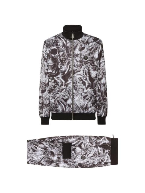 Dragon Skull-print tracksuit (set of two)