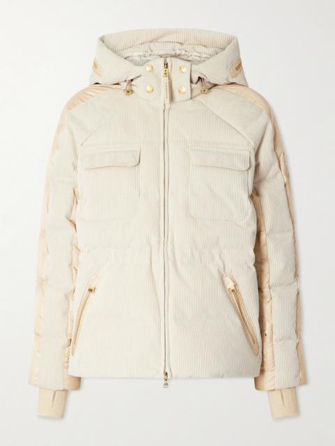 BOGNER Marli Shell-trimmed Corduroy Down Jacket