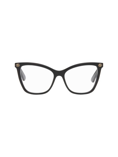 GUCCI Black Light Acetate GG Cat Eye Glasses
