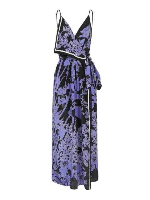 Johanna Ortiz Silk Nouvel Arome Maxi Dress print