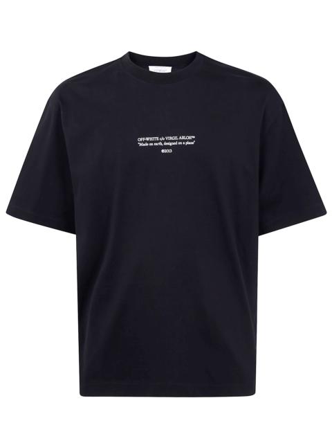 Off-White Introducing the 'STATEMENT SKATE' SHORT SLEEVES TEE by OFF WHITE, a remarkable addition to your ward