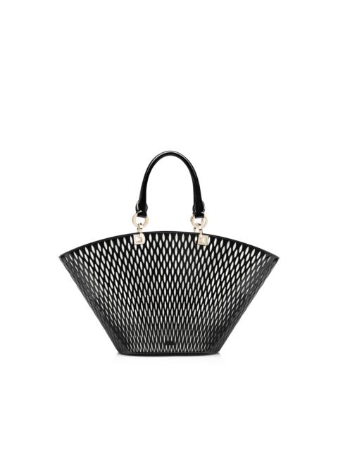 TOM FORD CUT OUT PATENT LEATHER MEDIUM PANIER