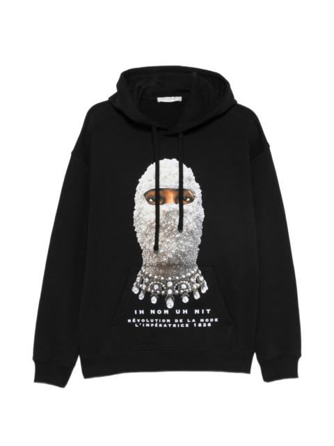ih nom uh nit New Mask Future graphic-print drawstring hoodie